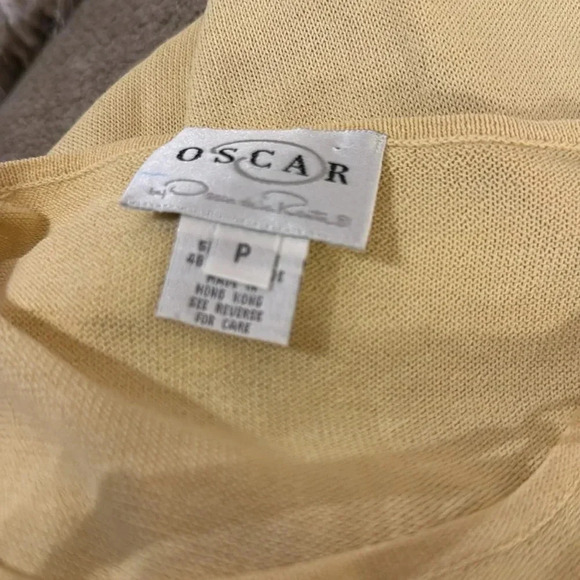 Oscar de La Renta set of cardigan and top size P - Picture 7 of 8